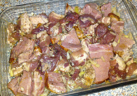 Výpečky s uzenou krkovicí