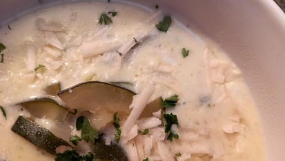 Italská cuketová smetanová polévka