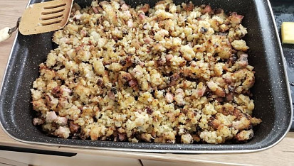 Staročeský kostrbáč s uzeným masem