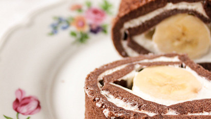 Bezlepková kakaová roláda