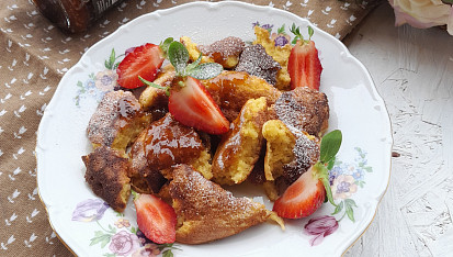 Nadýchaný císařský trhanec - Kaiserschmarren