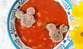 Zimní minestrone s krutony