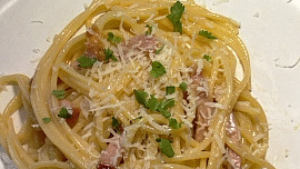 Autentické špagety carbonara podle Emanuela