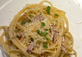 Autentické špagety carbonara podle Emanuela