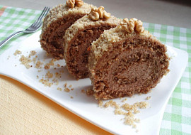 Jemná ořechová roláda