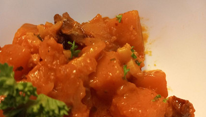 Kari s květákem a máslovou dýní