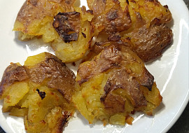 Pečené vařené brambory