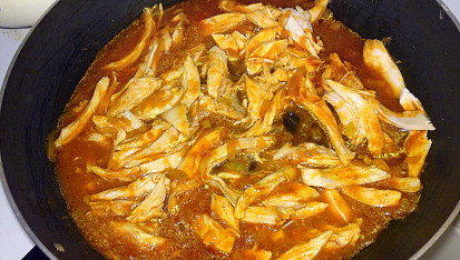 Rychlý fazolový salát s kuřecím masem