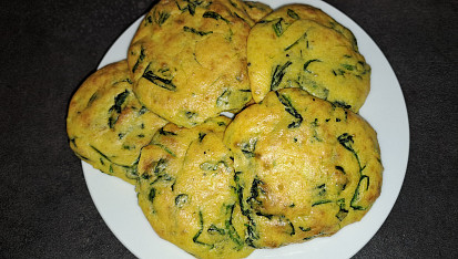 Špenátové placičky s brynzou