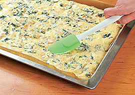 Špenátový závin se šunkou