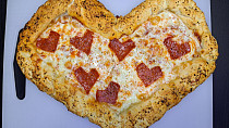 Valentýnská pizza