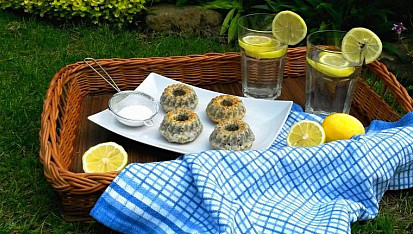 Citronovo-makové minibábovky