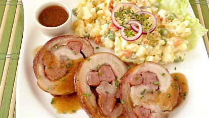 Hustopečský kotouč (Bůčková roláda)