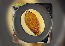 Jednoduchý zapečený lilek (zapečený lilek s bramborovou kaší)