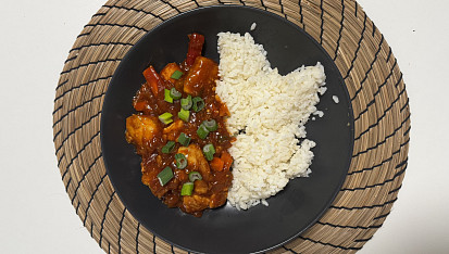 Sladkokyselé kuře po asijsku