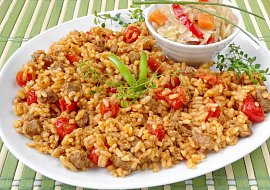Srbské rizoto s cherry rajčátky