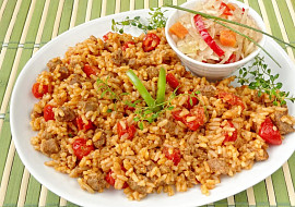 Srbské rizoto s cherry rajčátky