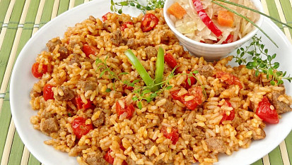 Srbské rizoto s cherry rajčátky