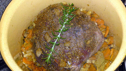 Šumavská dušená hovězí kýta