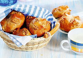 Bochánky s ořechy