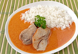 Dušená vepřová plec po budějovicku