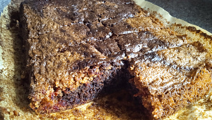 Červenořepná buchta s chutí jahody