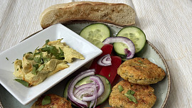 Falafel v pita chlebu