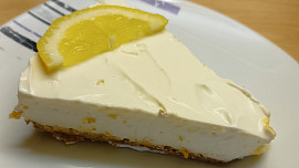 Nepečený citrónový cheesecake
