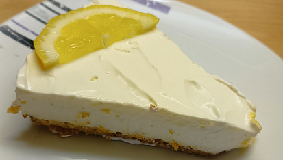 Nepečený citrónový cheesecake