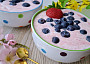 Tvarohovo jahodový krém se smetanou
