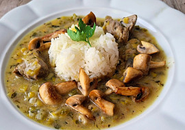 Vepřové frikasé s pórkem