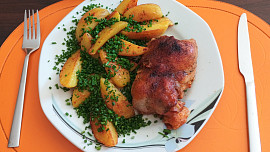 Plněné kuřecí rolky