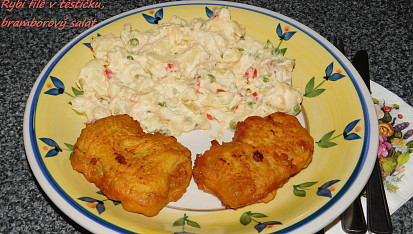 Rybí filé v těstíčku