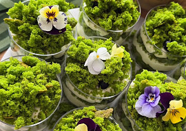 Rychlé mechové dortíky do skleniček