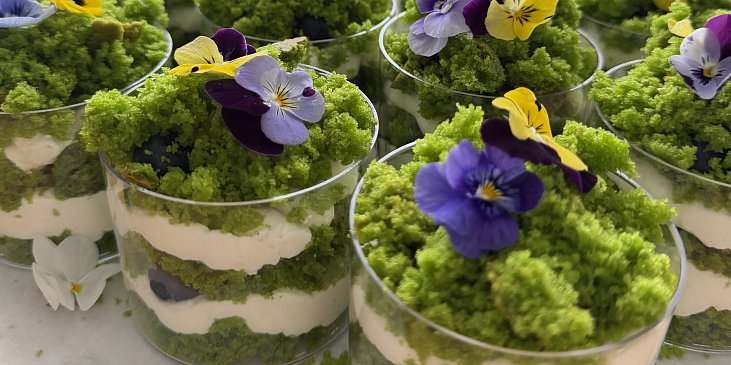 Rychlé mechové dortíky do skleniček