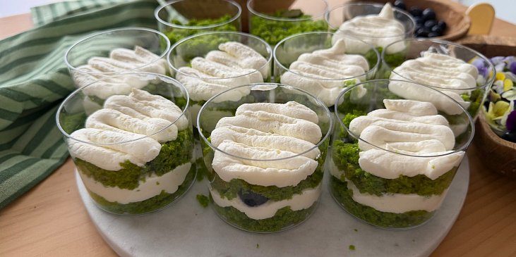 Rychlé mechové dortíky do skleniček