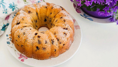 Tvarohová bábovka s borůvkami podle Petry Burianové