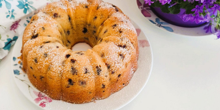 Tvarohová bábovka s borůvkami podle Petry Burianové