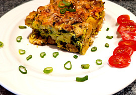 Zapečené domácí šulánky se špenátem a kuřecím masem