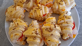 Mini croissanty naslano i sladké