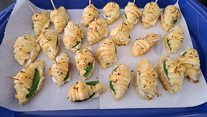 Mini croissanty naslano i sladké