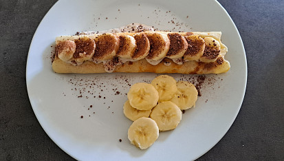 Palačinky s banánem