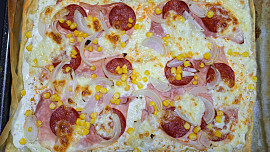 Pizza z listového těsta