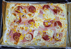 Pizza z listového těsta