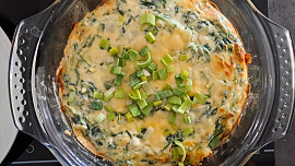 Špenátový quiche