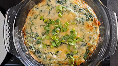 Špenátový quiche