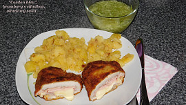 Cordon bleu - plněný řízek