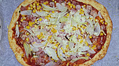 Cottage pizza s celozrnnou moukou