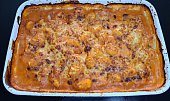 Jednoduché zapečené gnocchi s kuřecím masem z jednoho pekáče