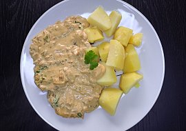 Vepřová pečeně v hořčično-smetanové omáčce